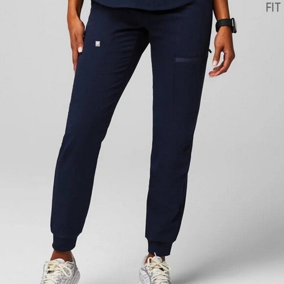 Fabletics Scrub Joggers Navy XS, On-Call 4-Pocket Pants | Brand New - Picture 1 of 9